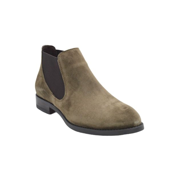 Alpe Suede Leather Ankle Boots 2646 olive image 1